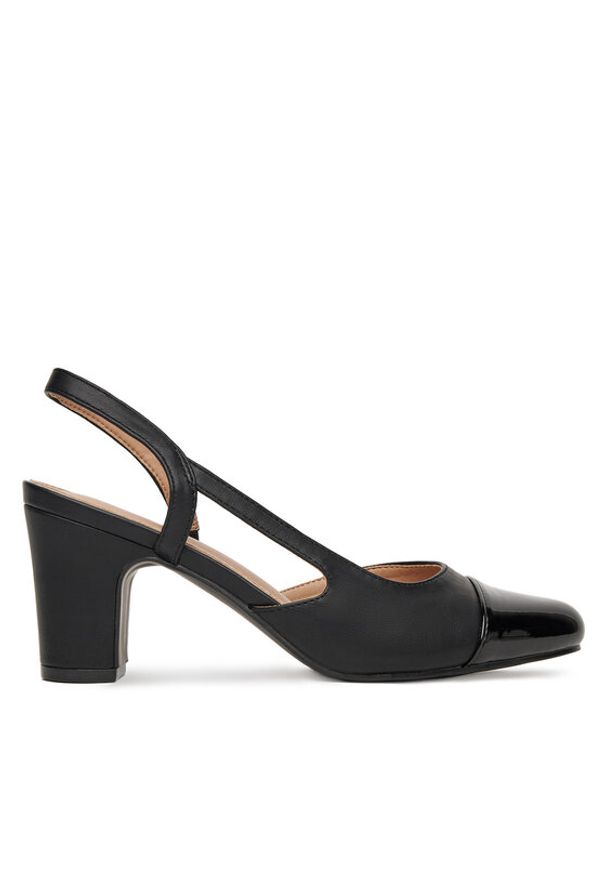 Clara Barson Czółenka WS24202-01 Czarny. Kolor: czarny. Materiał: skóra