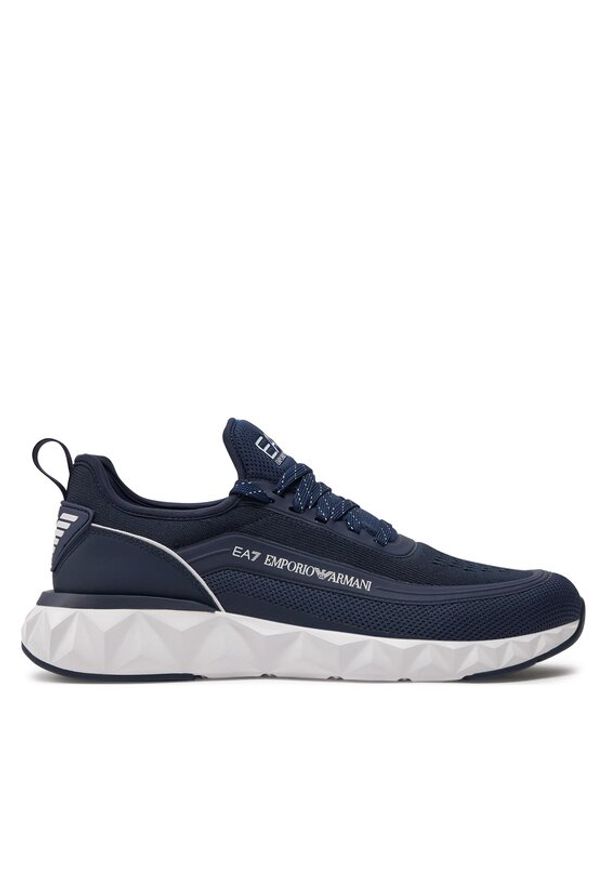 EA7 Emporio Armani Sneakersy X8X106 XK262 R236 Granatowy. Kolor: niebieski. Materiał: materiał