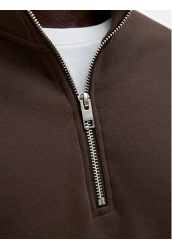 Jack & Jones - Jack&Jones Bluza Soho 12278793 Brązowy Relaxed Fit. Kolor: brązowy. Materiał: bawełna