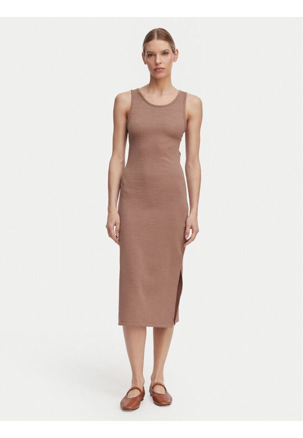 Roxy Sukienka codzienna Good Keepsake ERJKD03442 Zielony Regular Fit. Okazja: na co dzień. Kolor: zielony. Materiał: syntetyk. Typ sukienki: proste. Styl: casual