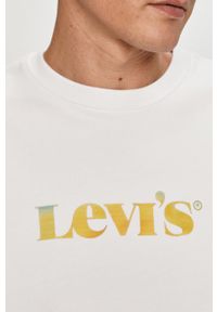 Levi's® - Levi's - Bluza bawełniana. Okazja: na spotkanie biznesowe, na co dzień. Kolor: biały. Materiał: bawełna. Wzór: nadruk. Styl: biznesowy, casual #4