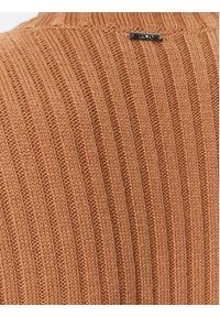 Liu Jo Sweter MF3222 MA95M Brązowy Regular Fit. Kolor: brązowy. Materiał: syntetyk #5