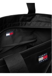 Tommy Jeans Torba Ess Daily Tote AW0AW17891 Czarny. Kolor: czarny. Materiał: materiał #3