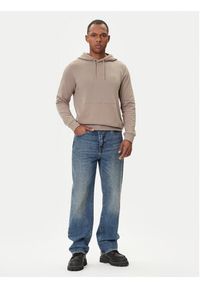 BOSS Bluza Wetalk 50509314 Khaki Regular Fit. Kolor: brązowy. Materiał: bawełna #4