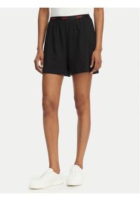 Hugo - HUGO Szorty piżamowe 50555600 Czarny Regular Fit. Kolor: czarny. Materiał: bawełna #1