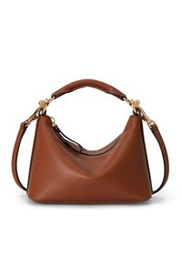 Lauren Ralph Lauren - LAUREN RALPH LAUREN Torebka 431P10531001 Brązowy. Kolor: brązowy. Materiał: skórzane #4
