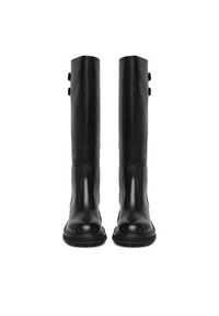 Badura Kozaki EO-ARIANA-283-313-1 Czarny. Kolor: czarny. Materiał: skóra #5