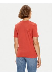 TOMMY HILFIGER - Tommy Hilfiger T-Shirt Script WW0WW42589 Czerwony Regular Fit. Kolor: czerwony. Materiał: bawełna