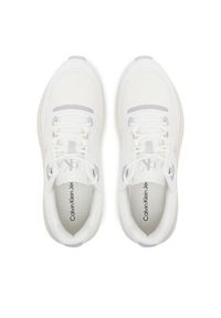 Calvin Klein Jeans Sneakersy Athleisure Runner Tech Ripstop YM0YM01205 Biały. Kolor: biały. Materiał: materiał #3