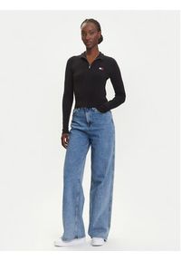 Tommy Jeans Kardigan DW0DW20967 Czarny Slim Fit. Kolor: czarny. Materiał: bawełna, syntetyk #4