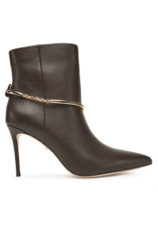 Marciano Guess Botki 5BGZ44 7324A Brązowy. Kolor: brązowy. Materiał: skóra