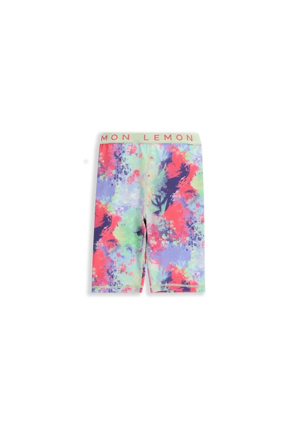 Legginsy sportowe dla dzieci Lemon Explore WL5 krótkie. Kolor: wielokolorowy. Materiał: poliester, elastan. Długość: krótkie. Styl: sportowy