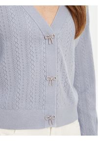 Guess Kardigan W5YR01 Z2ZK2 Niebieski Regular Fit. Kolor: niebieski. Materiał: wiskoza #5