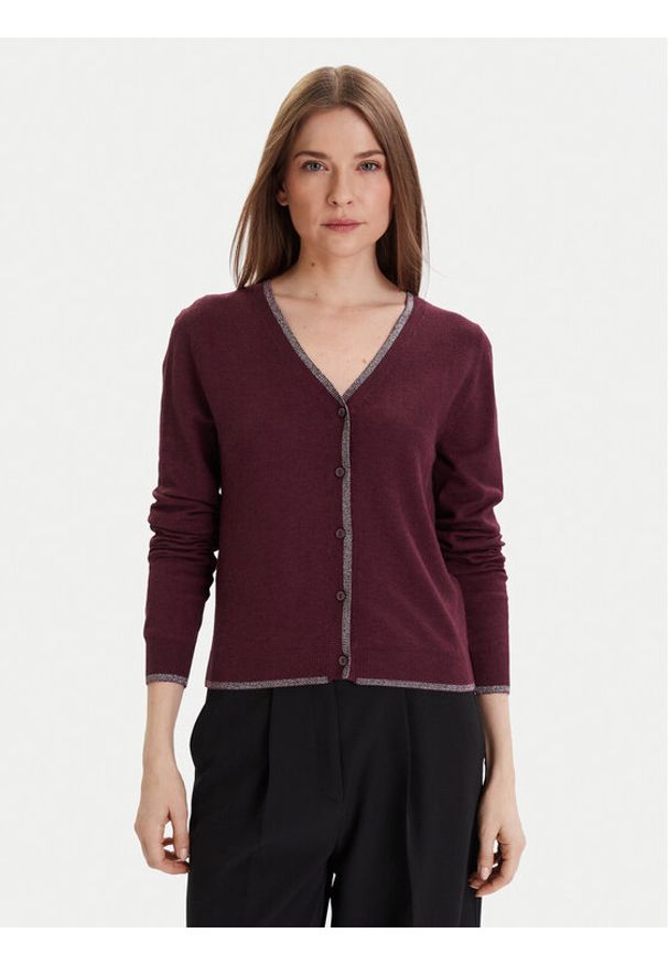 Vero Moda Kardigan Happy 10336313 Fioletowy Regular Fit. Kolor: fioletowy. Materiał: syntetyk