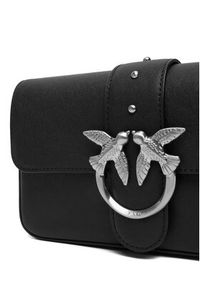 Pinko - PINKO Torebka Love One Slouchy Zip Mini AI 25-26 PLTT 105345 A2JG Czarny. Kolor: czarny. Materiał: skórzane #7