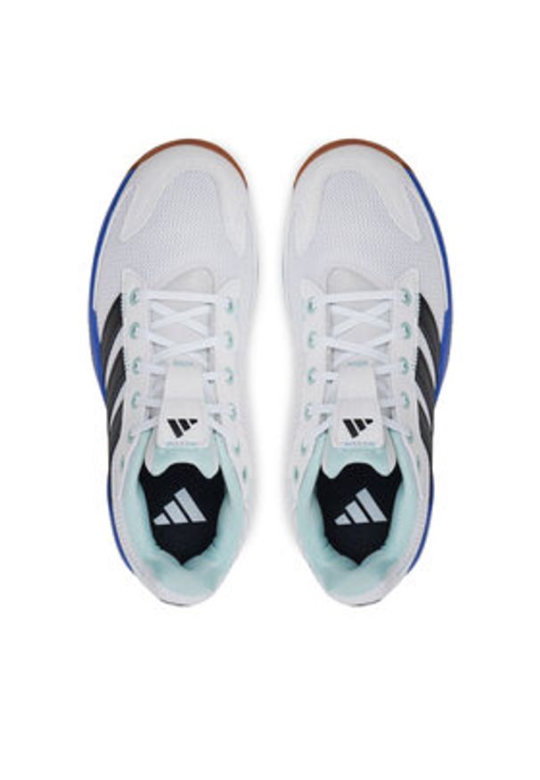 Adidas - adidas Buty halowe Stabil Jr IE1087 Biały. Kolor: biały. Materiał: materiał, mesh