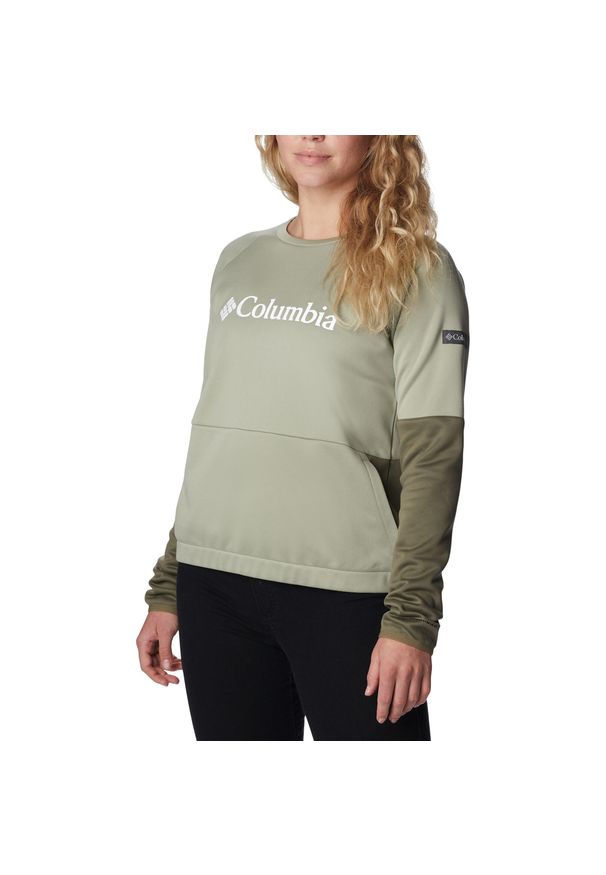 columbia - Bluza trekkingowa damska Columbia Windgates Crew. Kolor: zielony. Sport: turystyka piesza