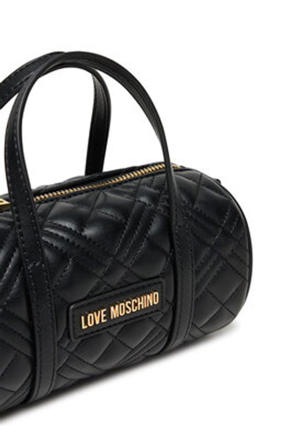 Love Moschino - LOVE MOSCHINO Torebka JC4249PP0MLA0000 Czarny. Kolor: czarny. Materiał: skórzane