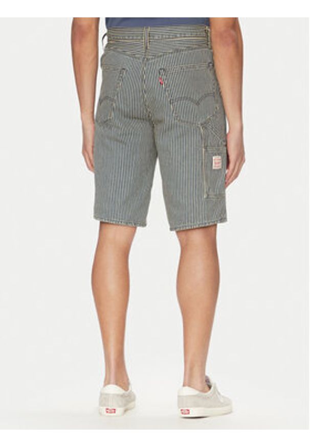 Levi's® Szorty jeansowe 568™ 001K8-0002 Czarny Loose Fit. Kolor: czarny. Materiał: bawełna