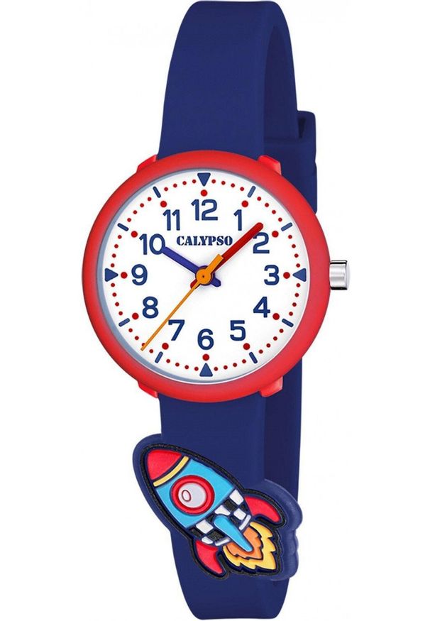 Calypso Zegarek dla dzieci Calypso K5845-2 niebieski pasek. Kolor: niebieski