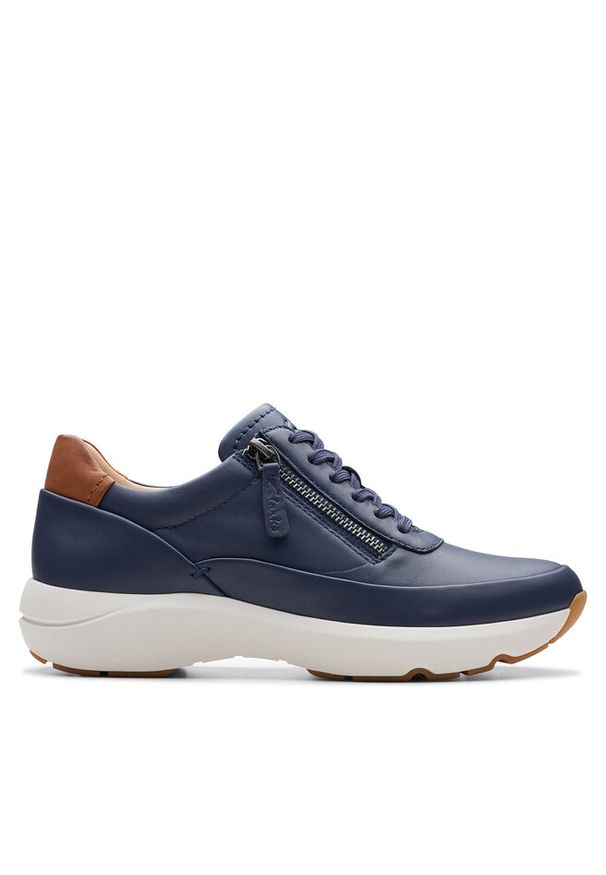Sneakersy Clarks. Kolor: niebieski