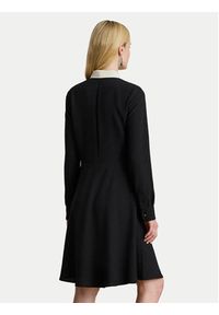 Lauren Ralph Lauren - LAUREN RALPH LAUREN Sukienka codzienna 200979908001 Czarny Flare Fit. Okazja: na co dzień. Kolor: czarny. Materiał: syntetyk. Typ sukienki: proste. Styl: casual