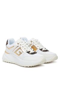 Guess Sneakersy FLTFON FAB12 Biały. Kolor: biały. Materiał: skóra