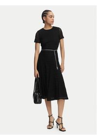 MICHAEL Michael Kors Sukienka codzienna MS683DUKS1 Czarny Regular Fit. Okazja: na co dzień. Kolor: czarny. Materiał: syntetyk. Typ sukienki: proste. Styl: casual #5