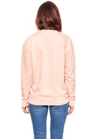 Wrangler - BLUZA WRANGLER DAMSKA WROCKS SWEAT PEACH PARFAIT W601OHYUD. Wzór: aplikacja #8