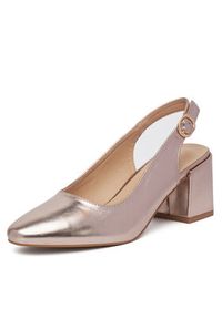 Clara Barson Czółenka WS23070-01 Złoty. Kolor: złoty. Materiał: skóra #3