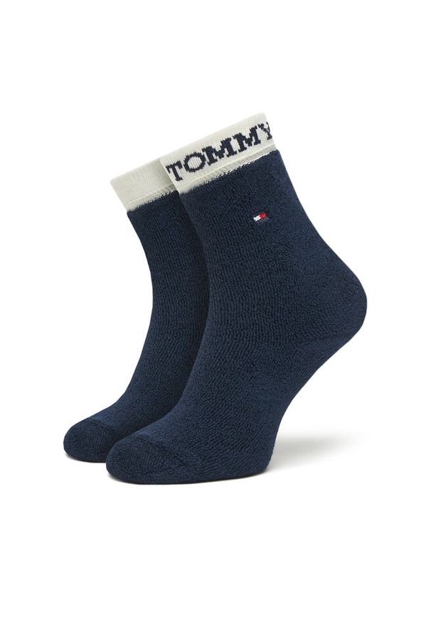 TOMMY HILFIGER - Skarpety długie Tommy Hilfiger. Kolor: niebieski