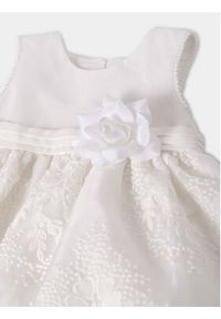Abel & Lula Sukienka elegancka 5013 Biały Regular Fit. Kolor: biały. Materiał: syntetyk. Styl: elegancki #5