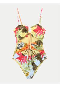 Desigual Strój kąpielowy Palms 24SWMK05 Kolorowy. Materiał: syntetyk. Wzór: kolorowy