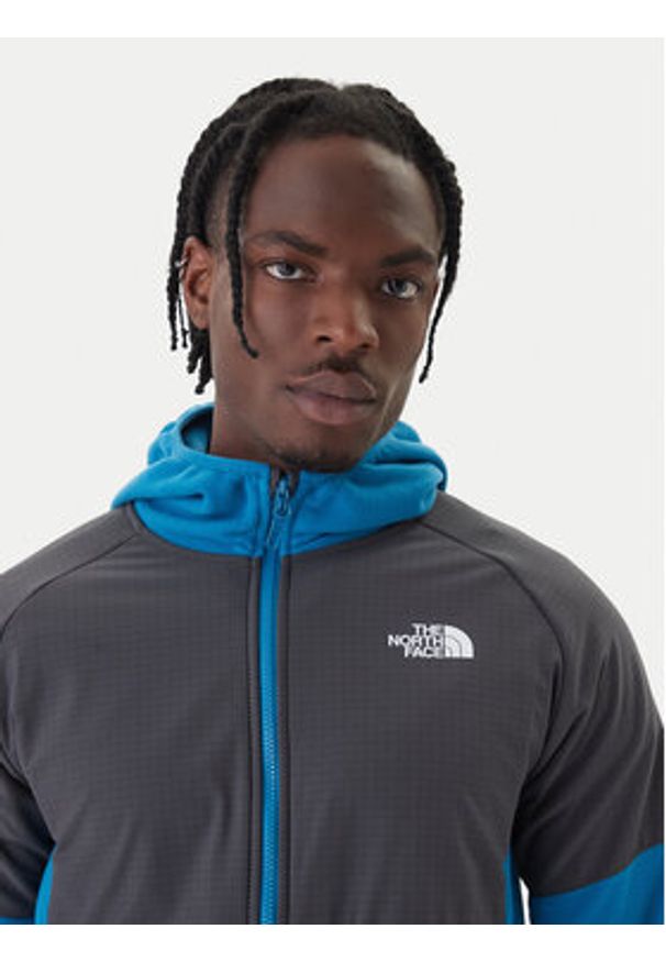 The North Face Polar Glacier NF0A89JJ Niebieski Regular Fit. Kolor: niebieski. Materiał: syntetyk