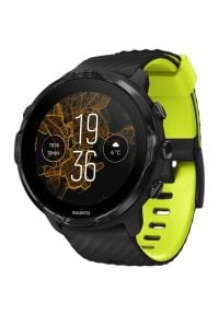 Zegarek sportowy SUUNTO 7 Czarno-zielony. Kolor: czarny, wielokolorowy, zielony. Styl: sportowy #1