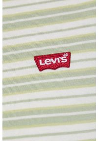 Levi's® - Levi's t-shirt bawełniany kolor zielony. Okazja: na co dzień, na spotkanie biznesowe. Kolor: zielony. Materiał: bawełna. Styl: biznesowy, casual