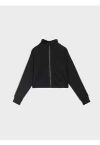 Sinsay - Bluza bomberka z lampasami - czarny. Kolor: czarny #1
