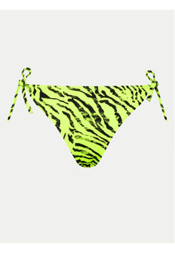Calvin Klein Swimwear Dół od bikini KW0KW02336 Zielony. Kolor: zielony. Materiał: syntetyk
