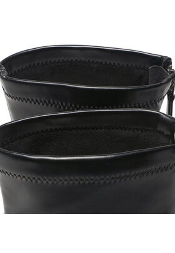 Jenny Fairy Botki WYL3069-1 Czarny. Kolor: czarny. Materiał: skóra