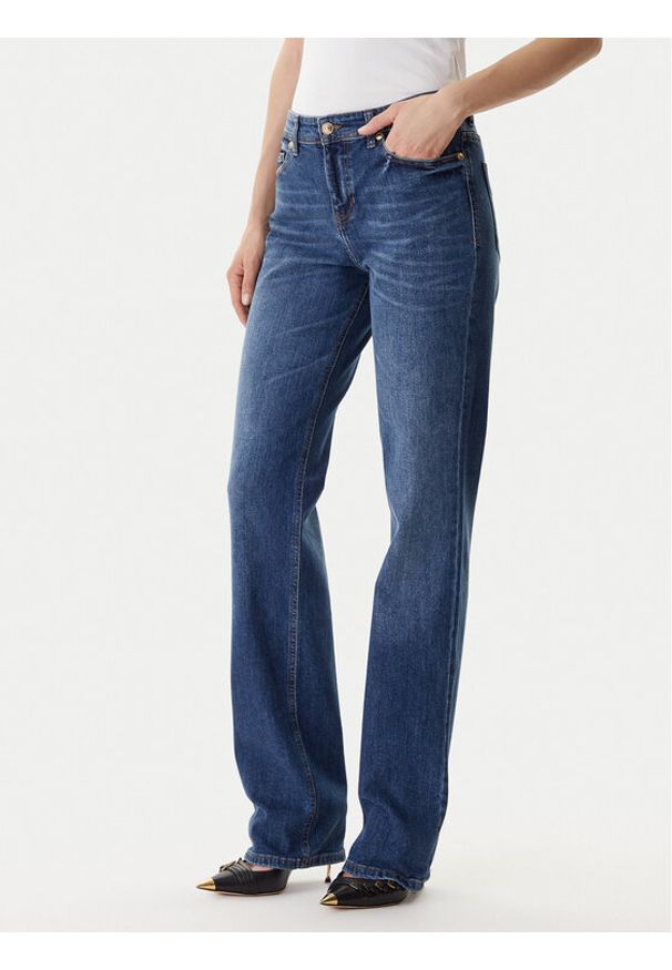 Versace Jeans Couture Jeansy 79HAB581 CDWAC Granatowy Regular Fit. Kolor: niebieski
