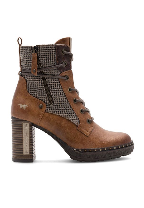 Trzewiki Mustang. Kolor: brązowy