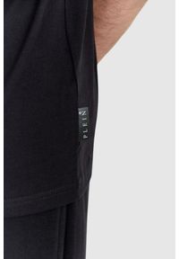 Philipp Plein - PHILIPP PLEIN Czarny męski t-shirt z wężem na plecach z dżetów, Rozmiar XXL. Kolor: czarny #7