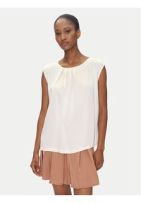 ViCOLO Bluzka TD0763 Écru Regular Fit. Materiał: syntetyk