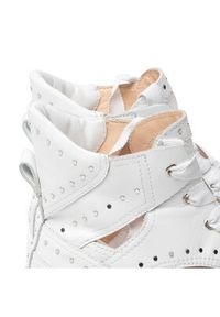 AGL Sneakersy Giorgia High D936503PGKZ077F162 Biały. Kolor: biały. Materiał: skóra