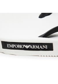 Emporio Armani - Japonki EMPORIO ARMANI - X4QS03 XM290 D850 Black/White/White. Kolor: czarny. Materiał: materiał, skóra. Sezon: lato #7