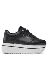 Guess Sneakersy Camrio FLPCAM FAL12 Czarny. Kolor: czarny. Materiał: skóra