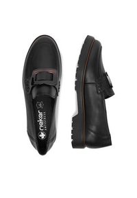Rieker Loafersy CEO-45553-00 Czarny. Kolor: czarny. Materiał: skóra #7