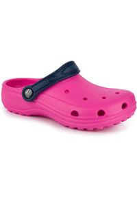 Aqua Speed - AQUA SPEED dziecięce klapki chodaki na basen różowe. Kolor: różowy. Styl: sportowy