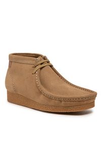 Clarks Trzewiki Shacre Boot 26159438 Beżowy. Kolor: beżowy. Materiał: zamsz, skóra #5