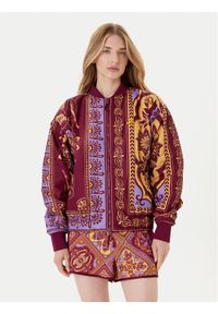 Adidas - adidas Kurtka przejściowa Farm Varsity JL8621 Kolorowy Oversize. Materiał: syntetyk. Wzór: kolorowy